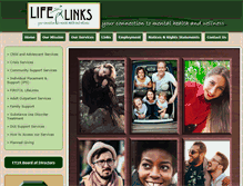 Tablet Screenshot of lifelinksinc.org